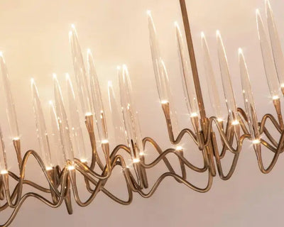 Elijah Crystal Wall Sconce 15'' 10''