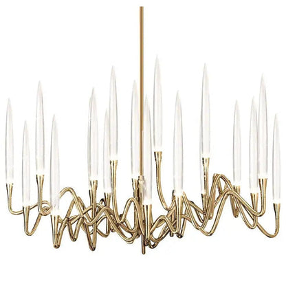 Pezzo Crystal Round Chandelier D33'' 47'' 55''