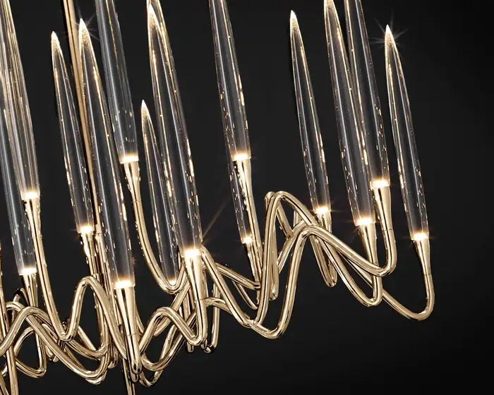 Elijah Crystal Wall Sconce 15'' 10''