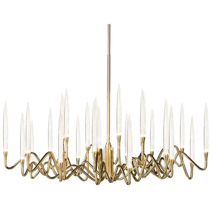 Pezzo Crystal Round Chandelier D33'' 47'' 55''