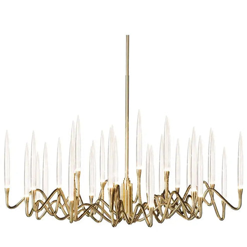 Pezzo Crystal Round Chandelier D33'' 47'' 55''