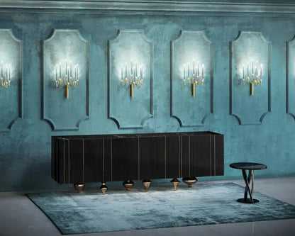 Elijah Crystal Wall Sconce 15'' 10''