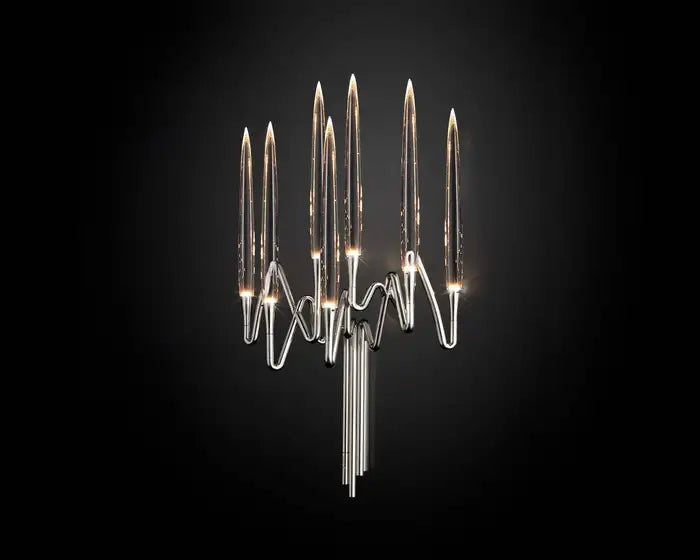 Elijah Crystal Wall Sconce 15'' 10''