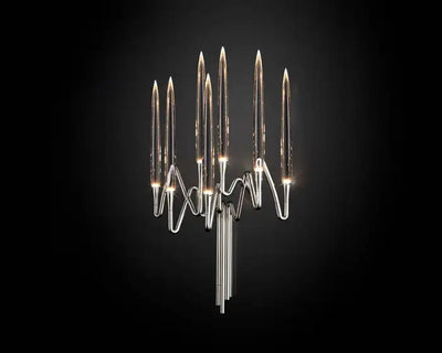 Elijah Crystal Wall Sconce 15'' 10''