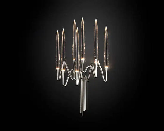 Elijah Crystal Wall Sconce 15'' 10''