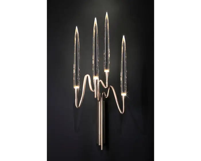 Elijah Crystal Wall Sconce 15'' 10''