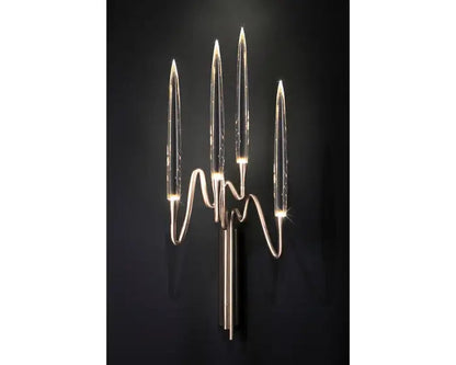 Elijah Crystal Wall Sconce 15'' 10''