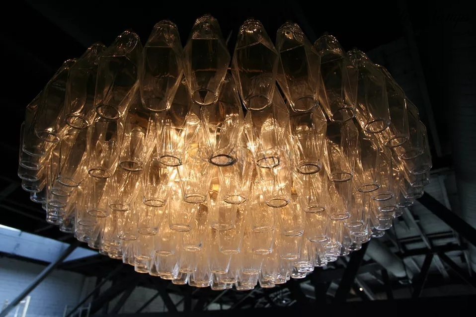 Cyra Glass Flushmount