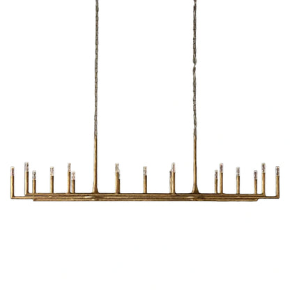 Thaddeas Forged Linear Chandelier 54"/72"/96"
