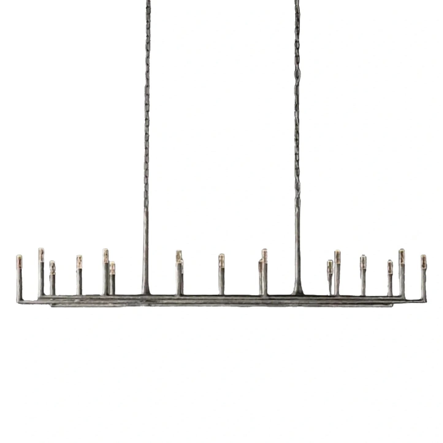 Thaddeas Forged Linear Chandelier 54"/72"/96"