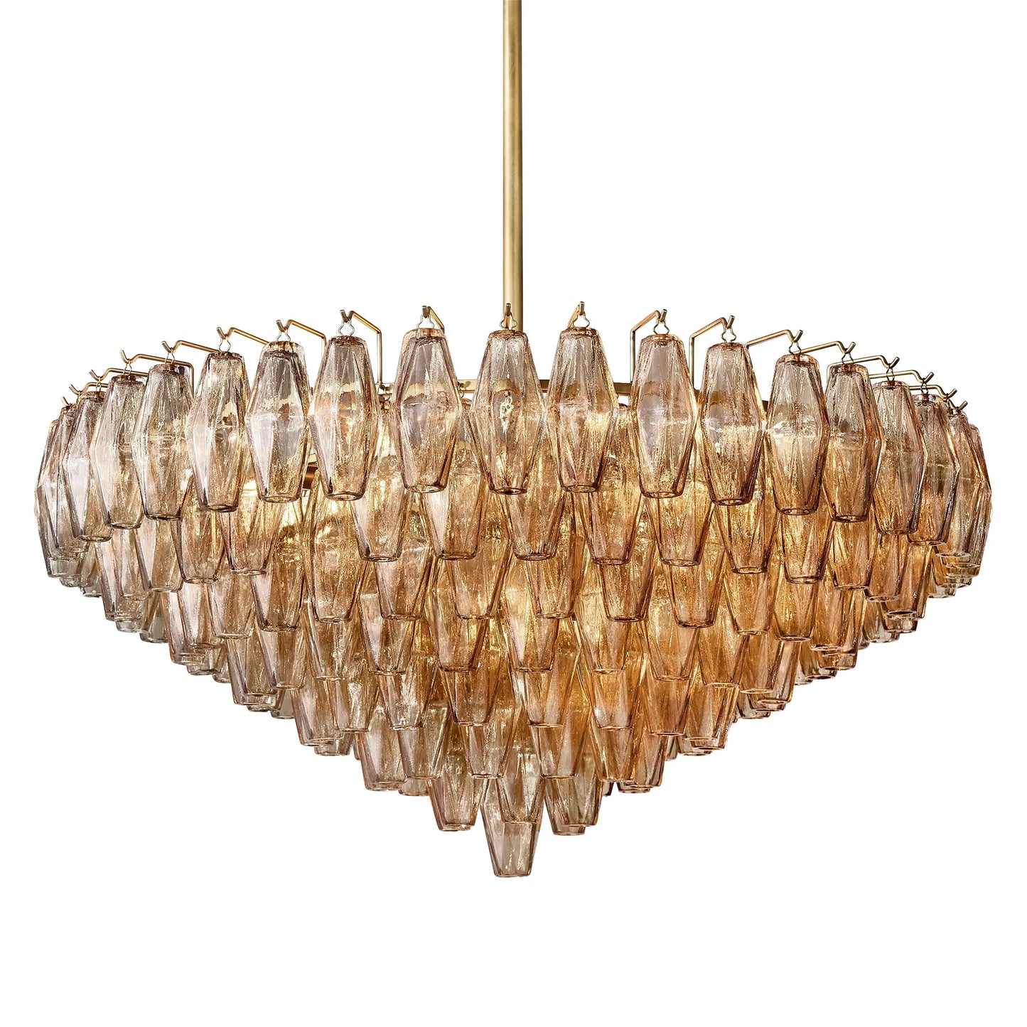 Elysium Glass Tiered Round Chandelier