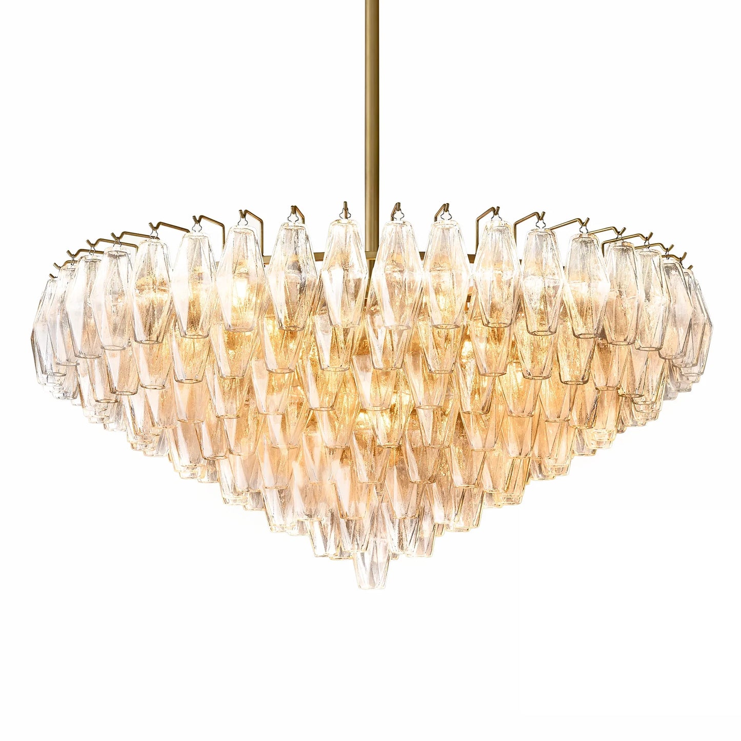 Elysium Glass Tiered Round Chandelier