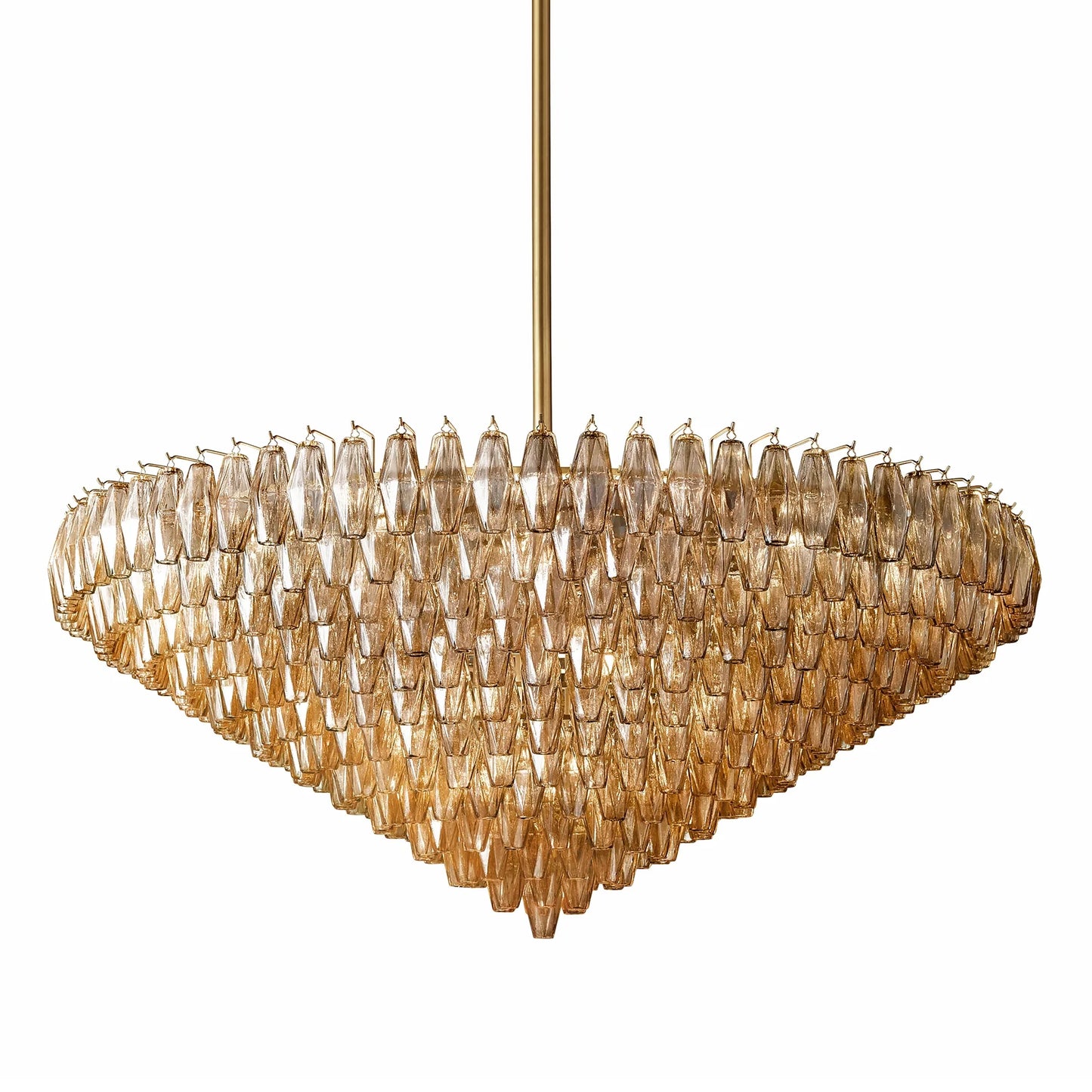 Elysium Glass Tiered Round Chandelier