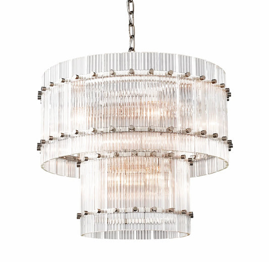 Sun Marcus Two-Tier Glass Round Chandelier 22", 37", 48", 60"