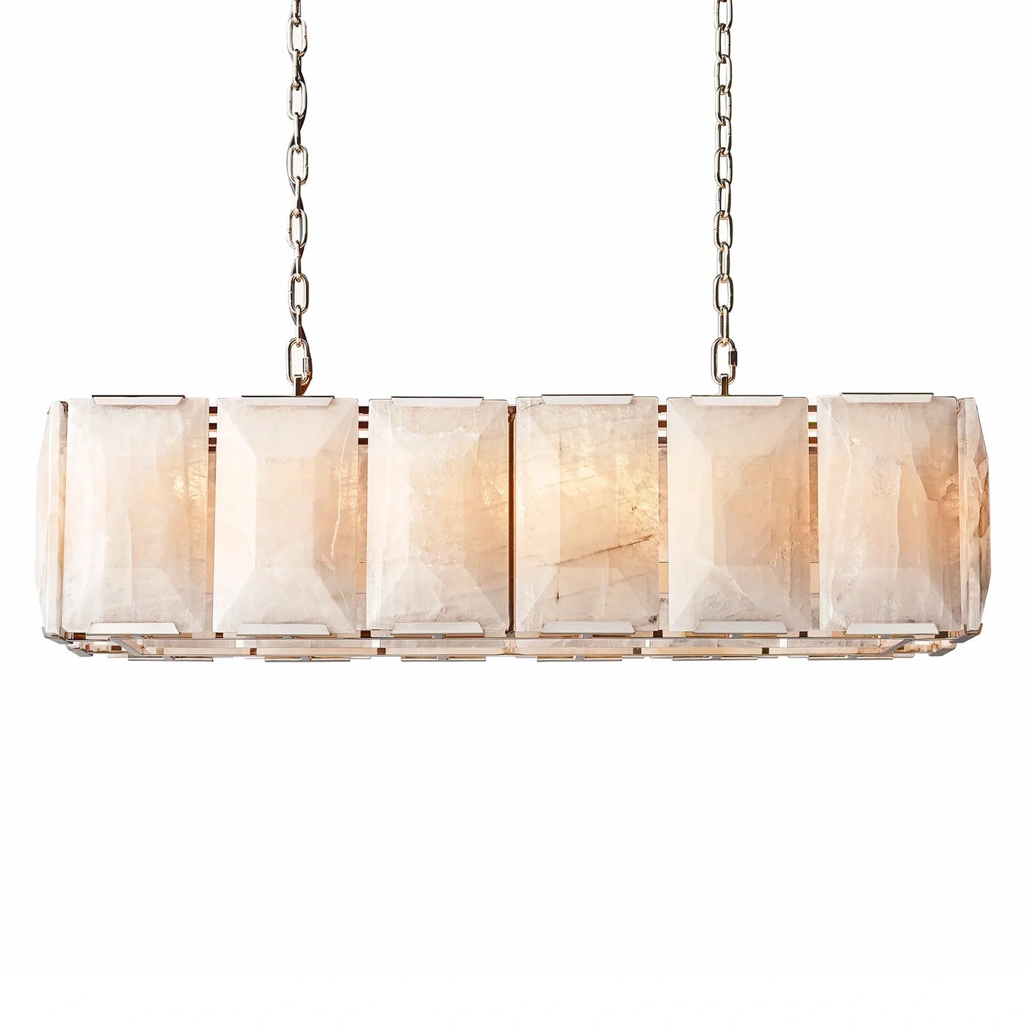 Carlow Calcite Rectangular Chandelier