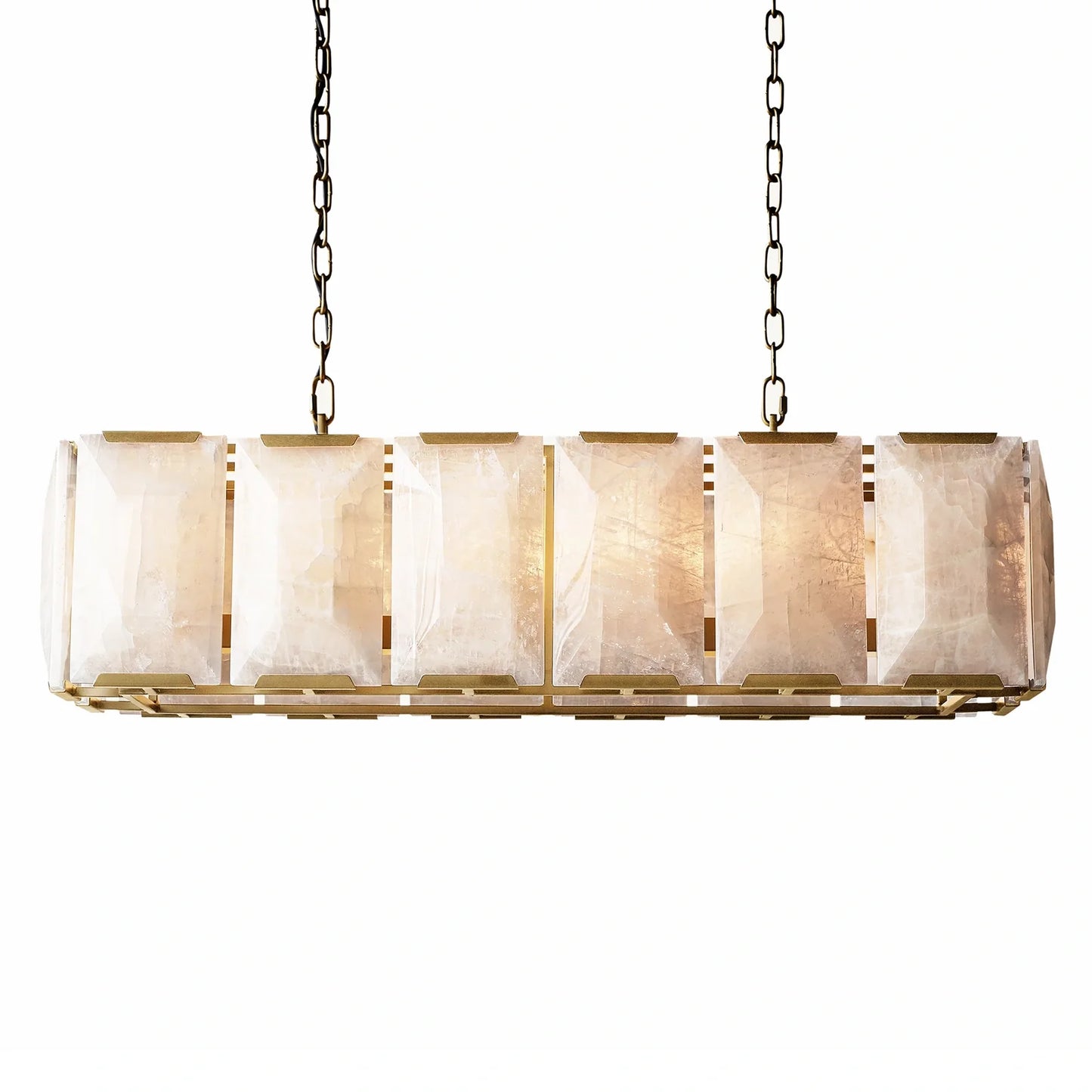 Carlow Calcite Rectangular Chandelier