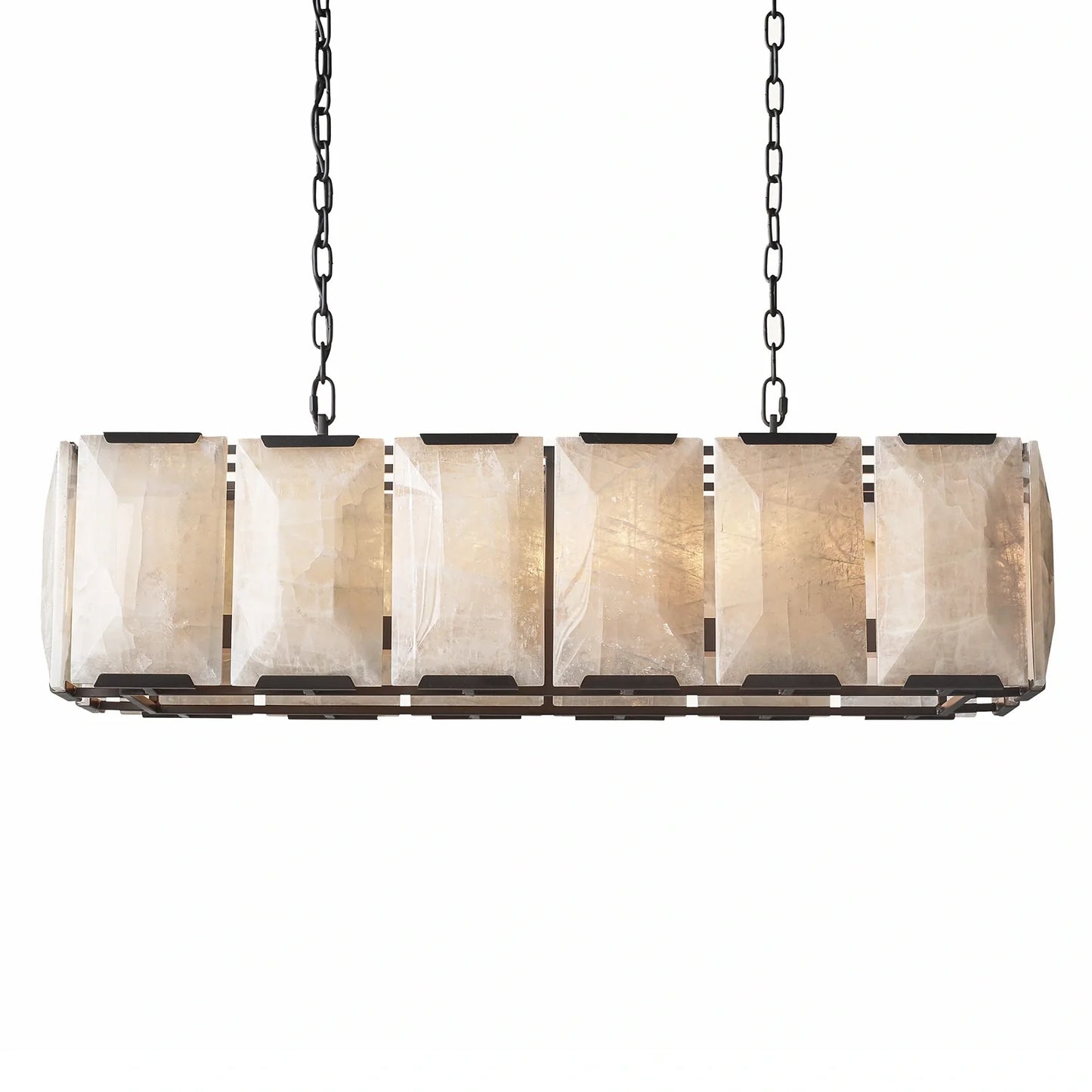 Carlow Calcite Rectangular Chandelier