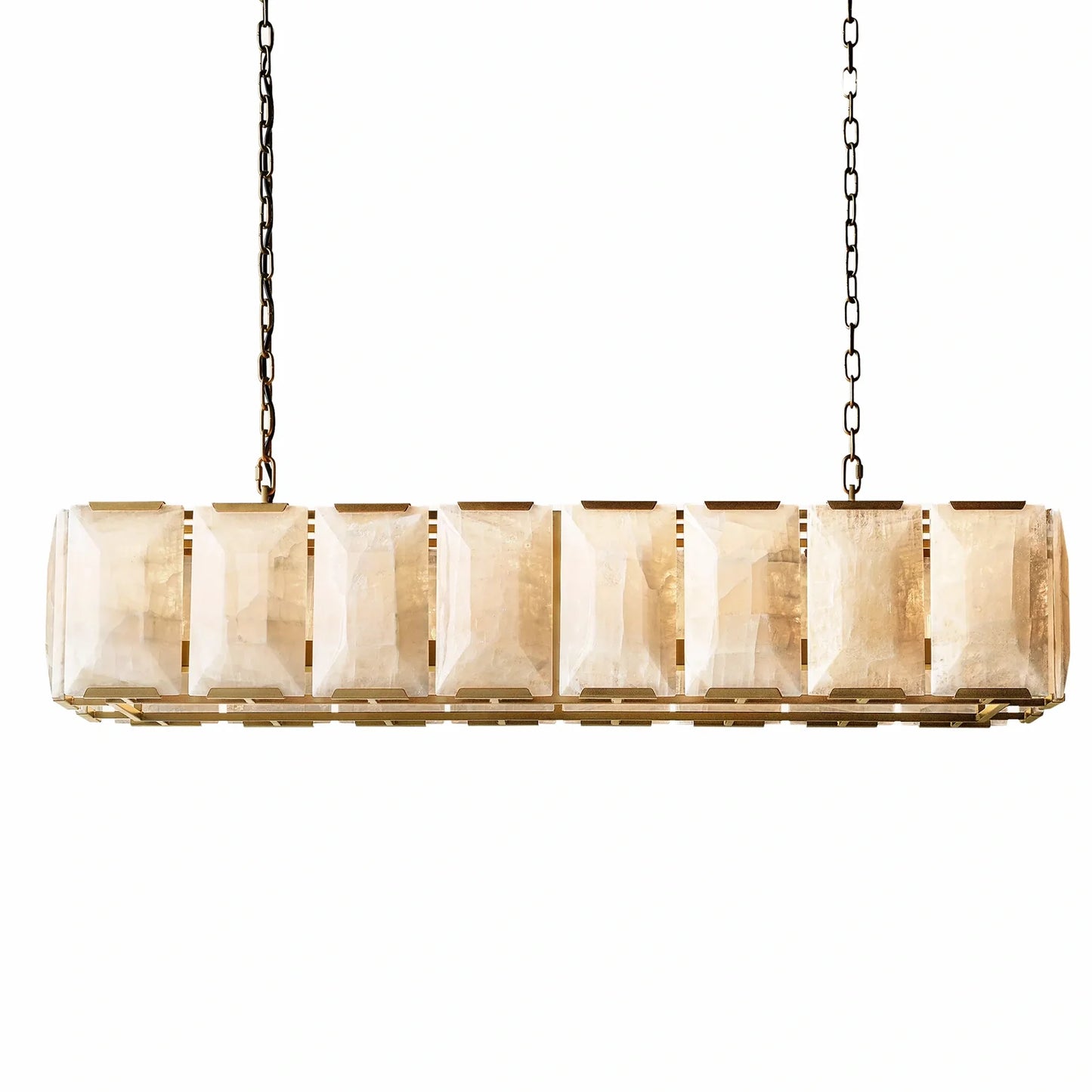 Carlow Calcite Rectangular Chandelier