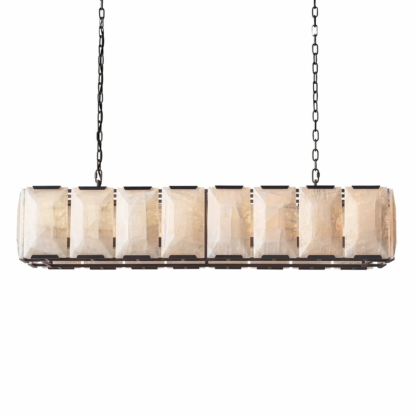 Carlow Calcite Rectangular Chandelier