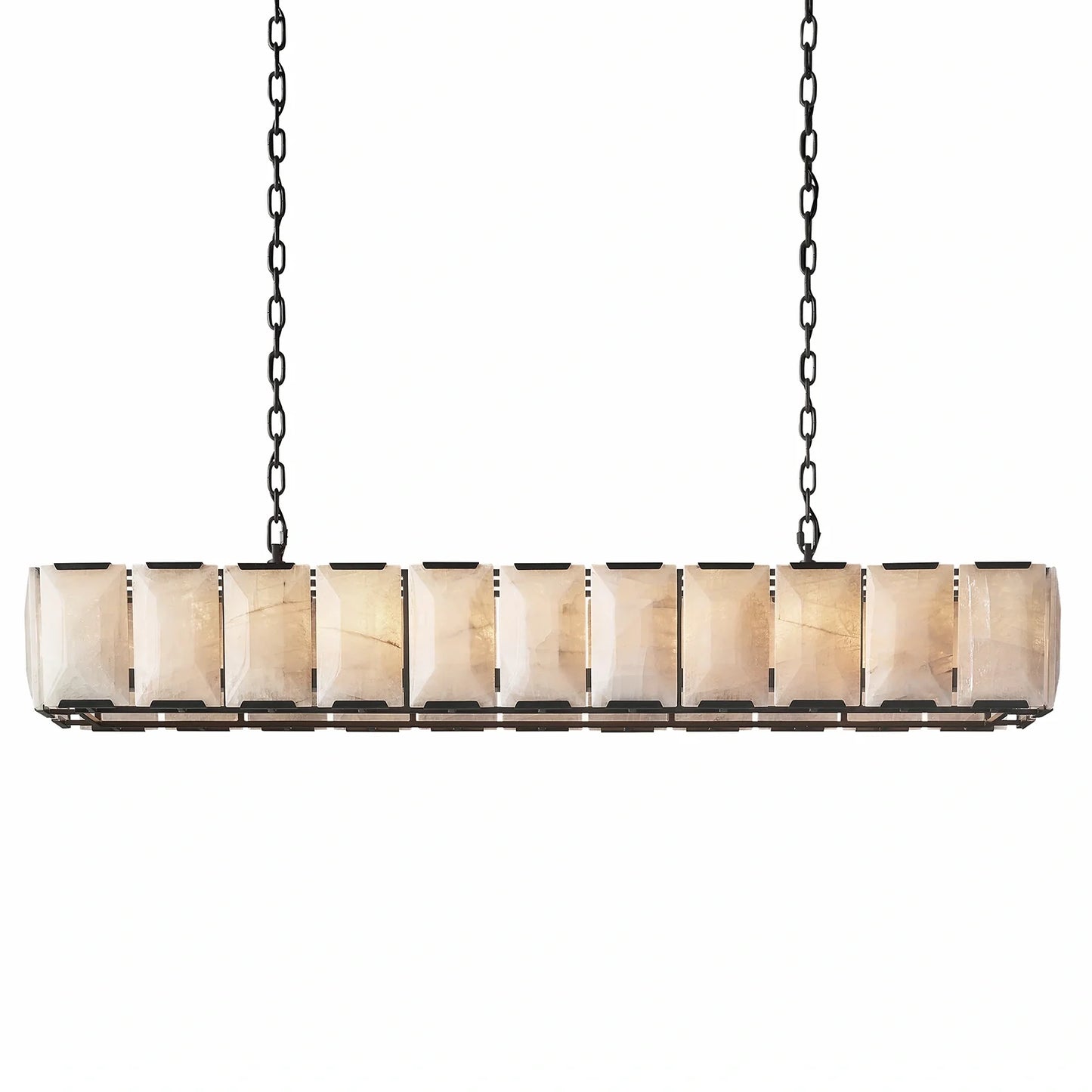 Carlow Calcite Rectangular Chandelier