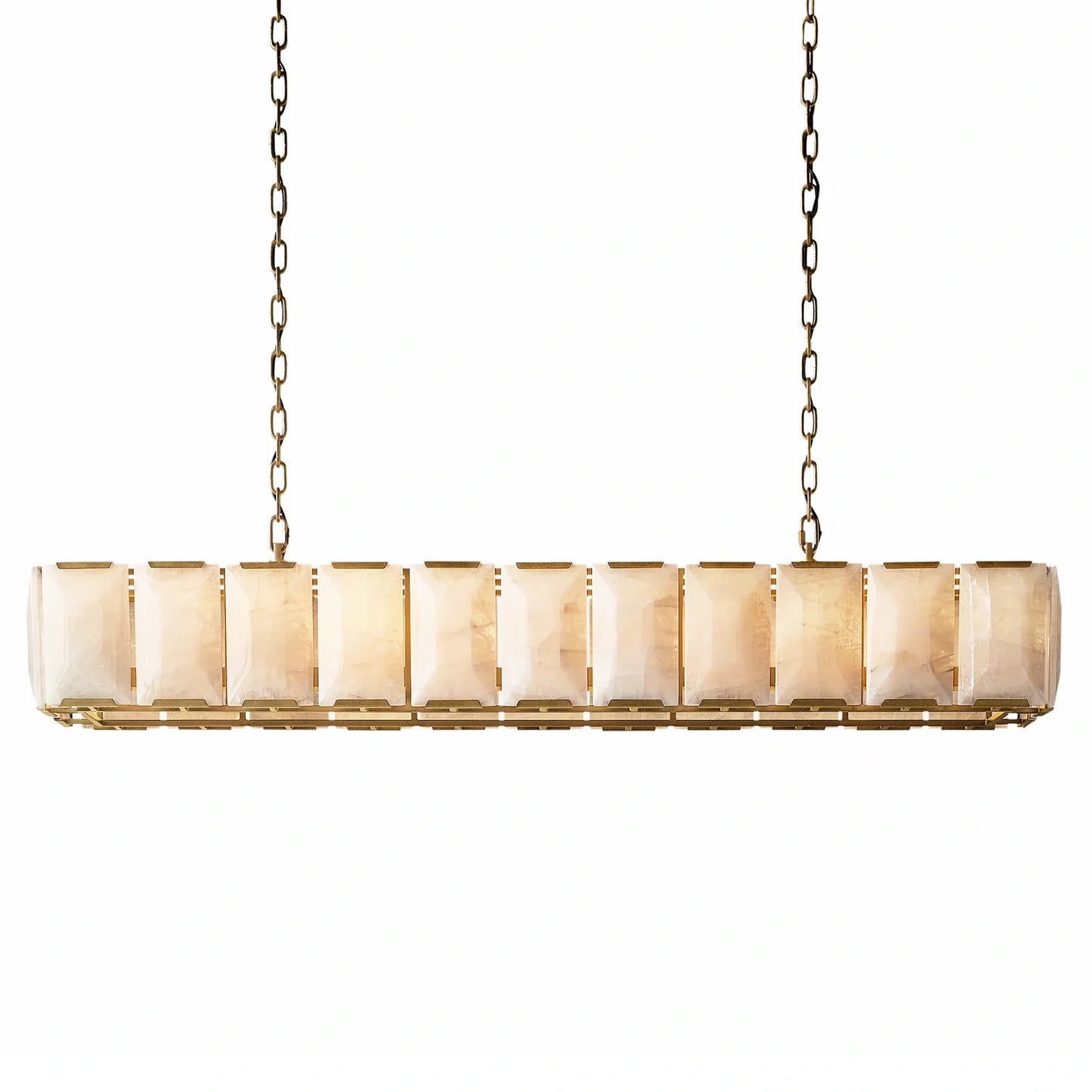 Carlow Calcite Rectangular Chandelier