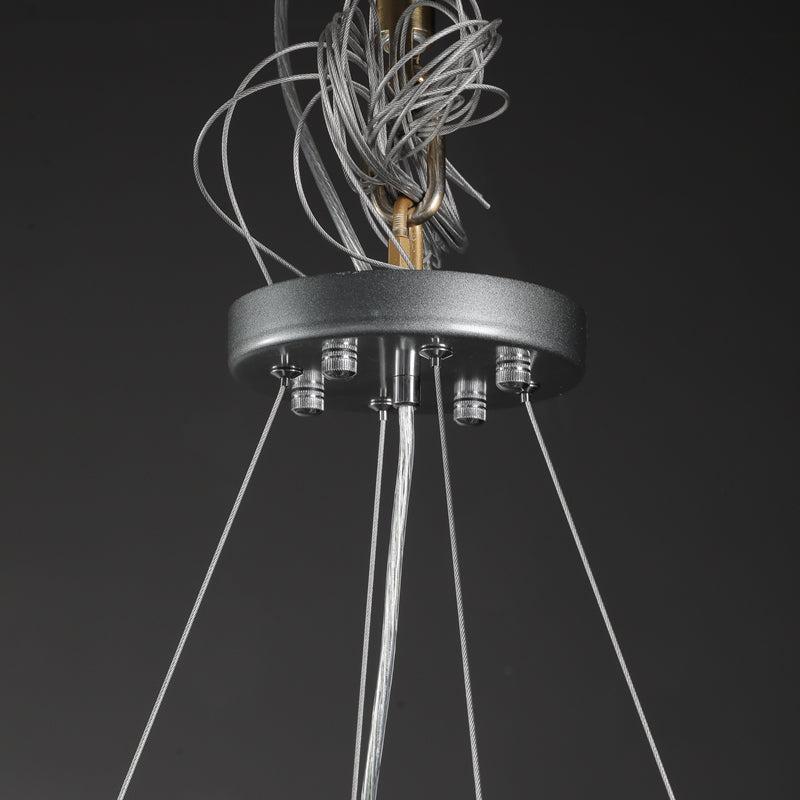 Haze Crystal Round LED Chandelier