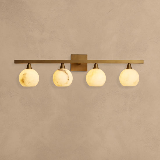 Arica Alabaster Sconce 4 Light
