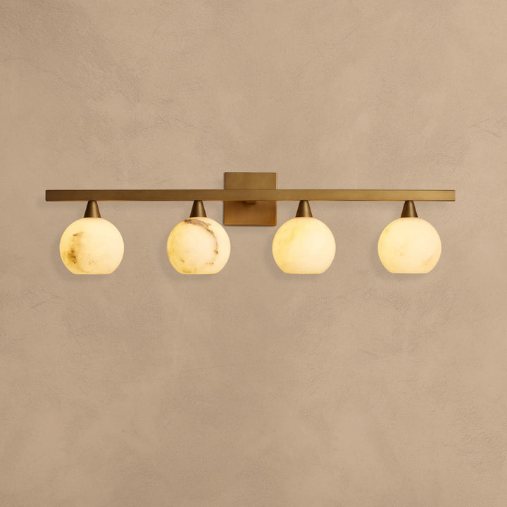 Arica Alabaster Sconce 4 Light