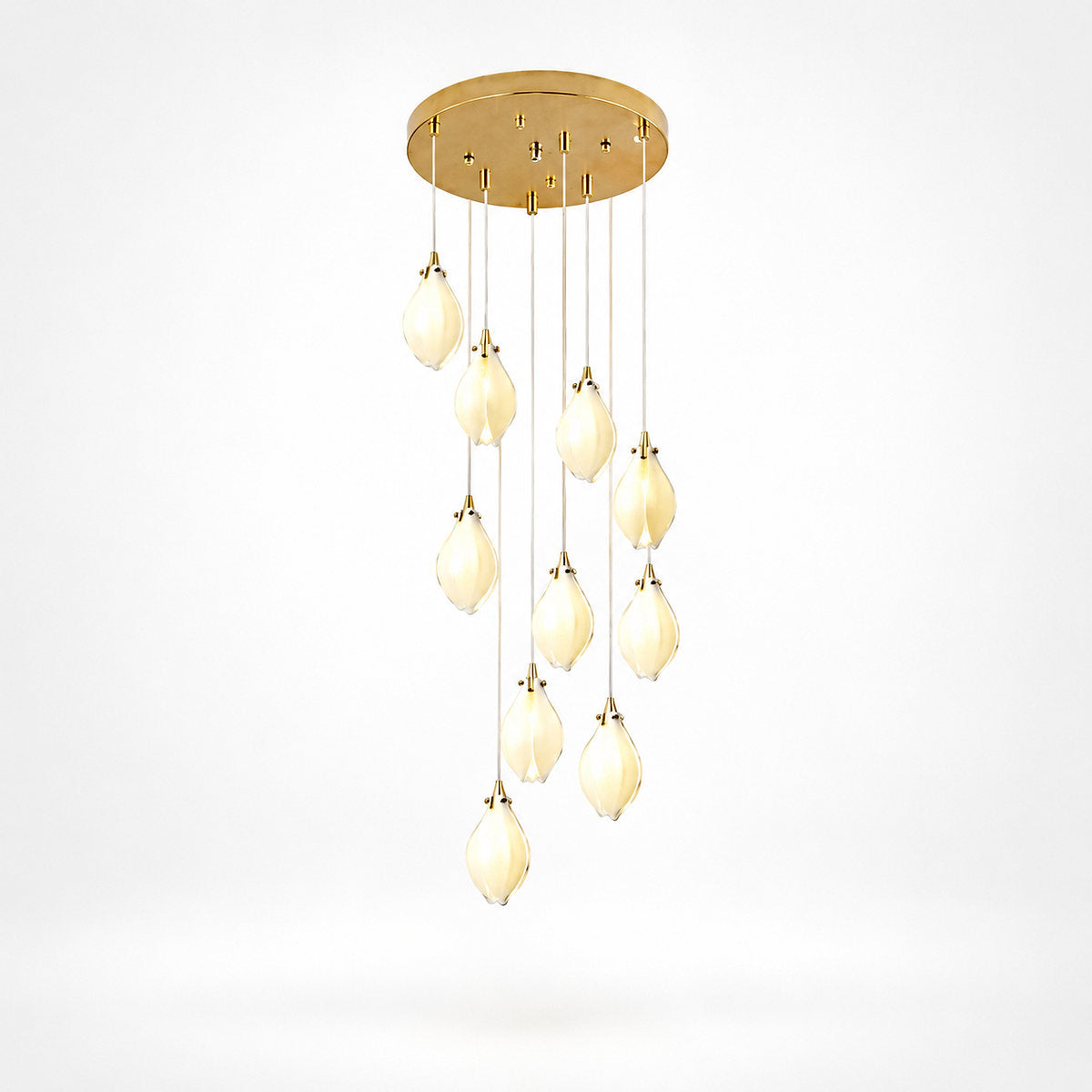 Petal Pendant Light with Versatile Configurations