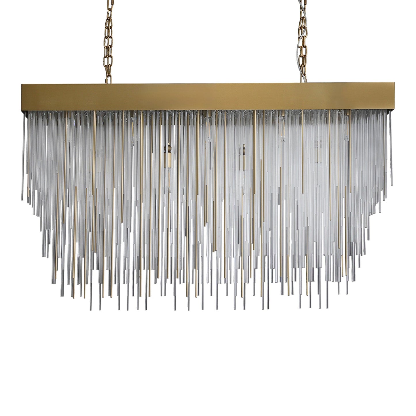 Celestis Rectangular Chandelier 54"