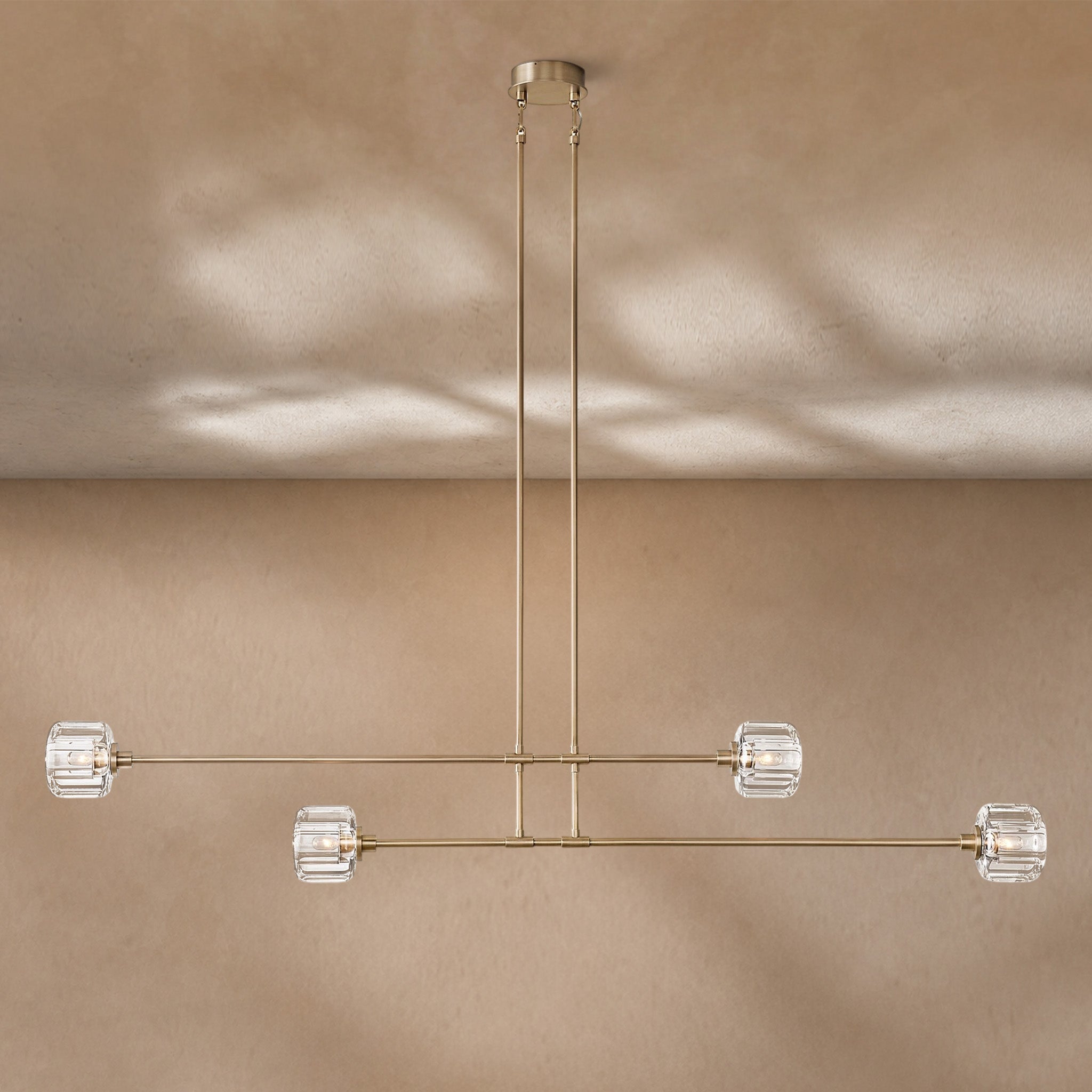Delume Mobile Linear Chandelier 54" 72"