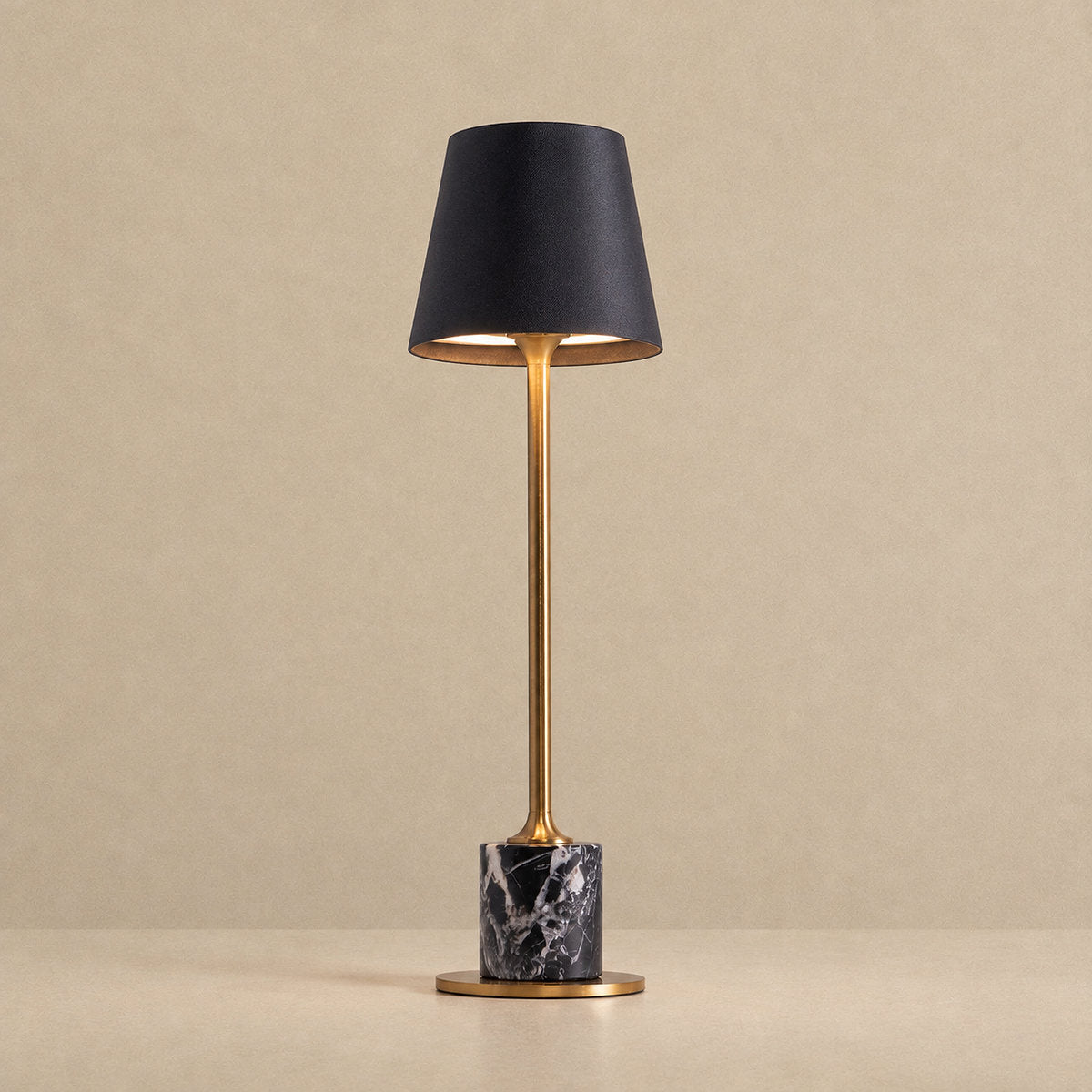 Cordless Marble-Base Rechargeable Table Lamp