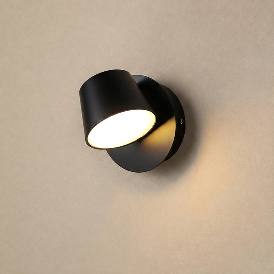 Angle Adjustable Reading Wall Lamp, 4.7~15-Inch x H 4.7-Inch, White, Warm Light for Bedroom & Living Room