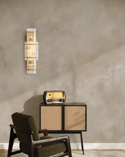 Sun Marcus Glass Grand Round Sconce