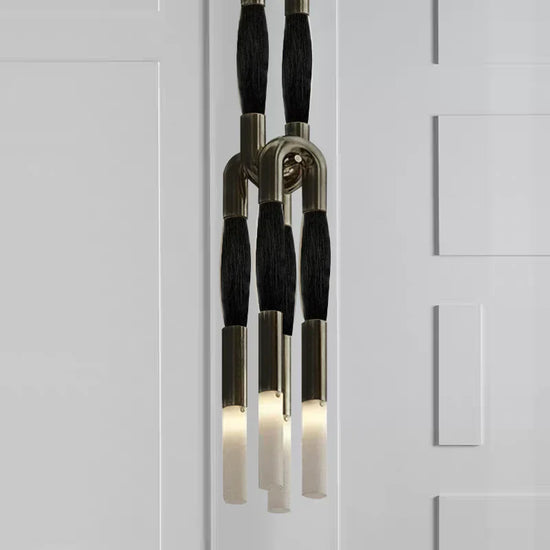 Heritage Horsehair 4-Light Pendant