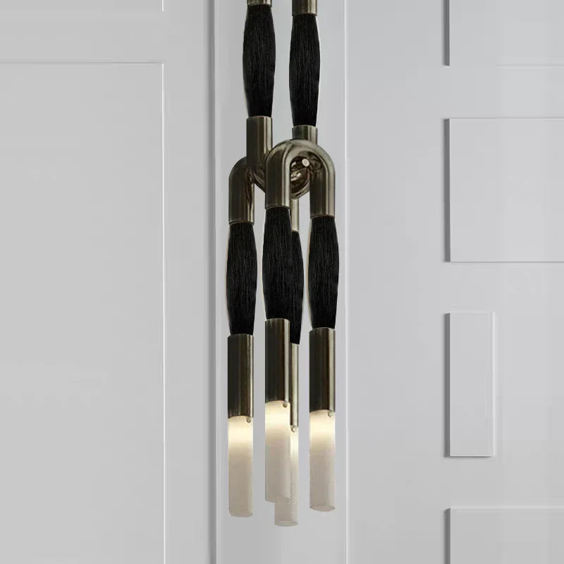 Heritage Horsehair 4-Light Pendant