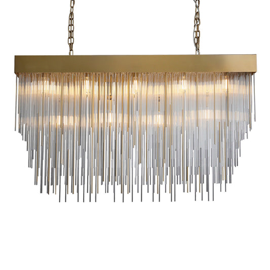 Celestis Rectangular Chandelier 54"