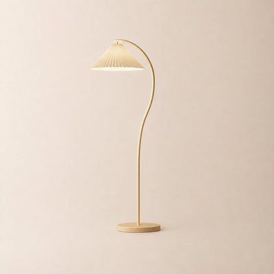 Tricolordeer Linen and Wood Standing Lamp