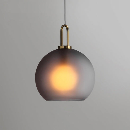 Minimalist Artisan Glass Pendant Light