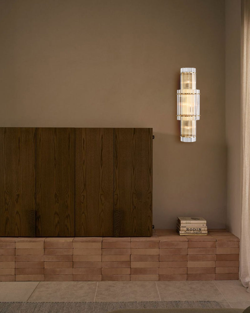 Sun Marcus Glass Grand Round Sconce