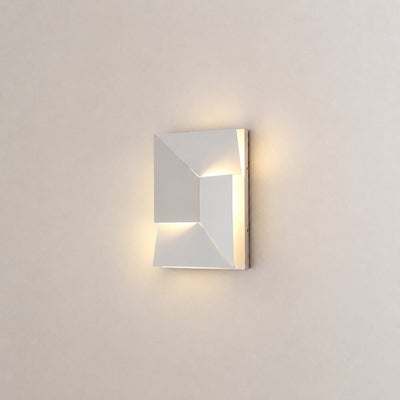 Shadows Grand Wall Lamp, L 11.8-Inch, White & Wired version, Wired & Warm Light for Living Room