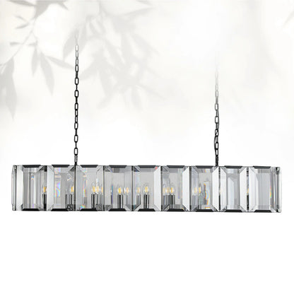 Harlows Crystal Rectangle Chandelier