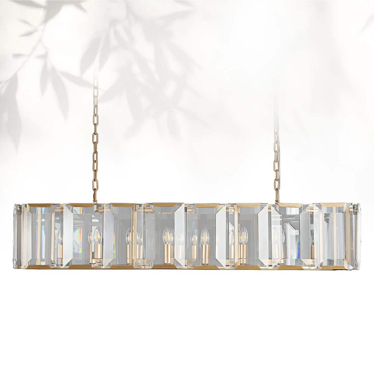 Harlows Crystal Rectangle Chandelier