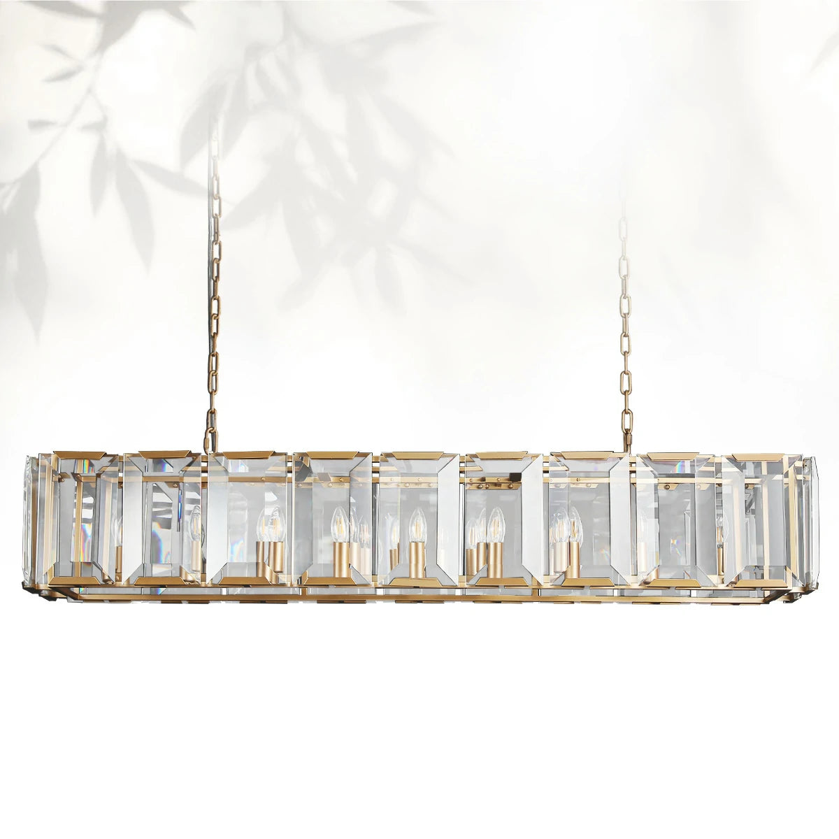 Harlows Crystal Rectangle Chandelier