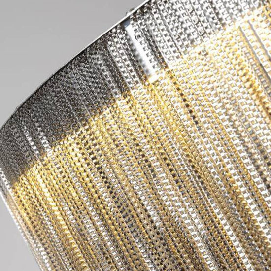 Cadena Two-Tier Chain Tassel Chandelier