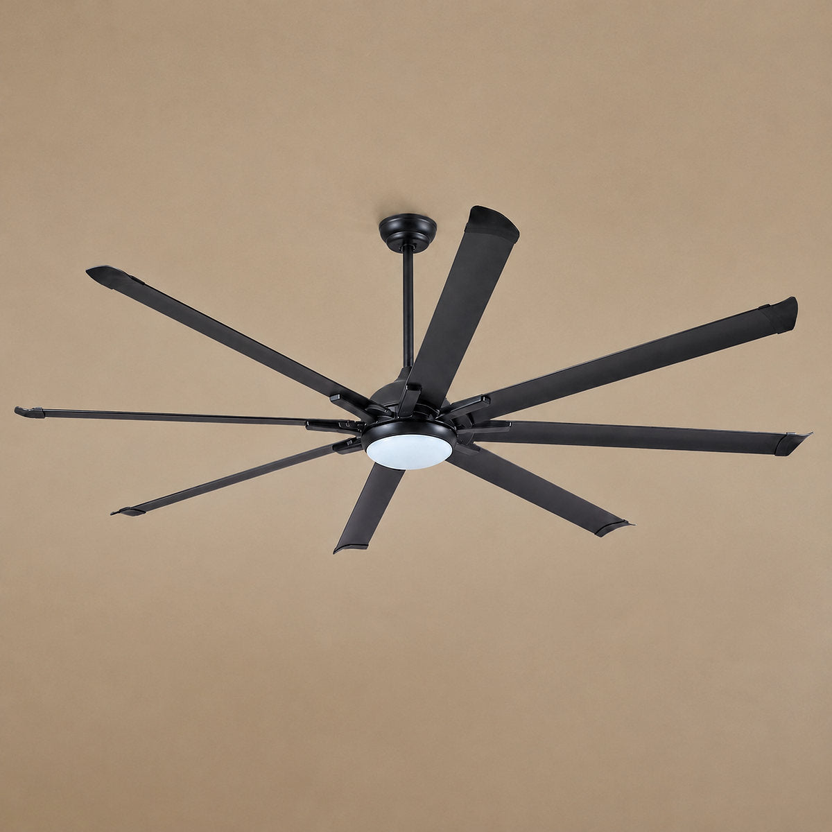 Tricolordeer Contemporary Metal Eight-Blade LED Disc Ceiling Fan