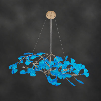 Tricolordeer Botanical Linear Multi-Light Chandelier