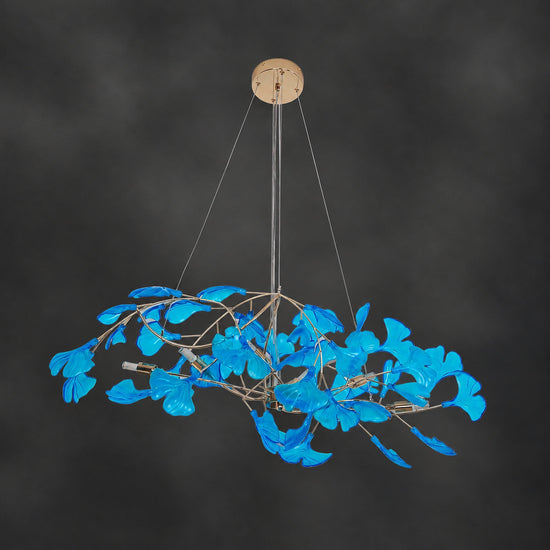 Tricolordeer Botanical Linear Multi-Light Chandelier