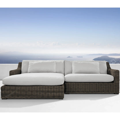 Montaul Outdoor Two-Piece Sectional in Dry Bark