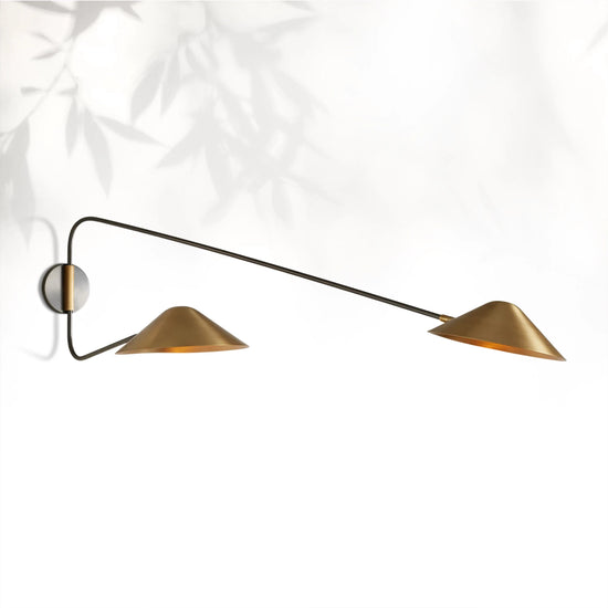 Simm Long Arm Double Sconce